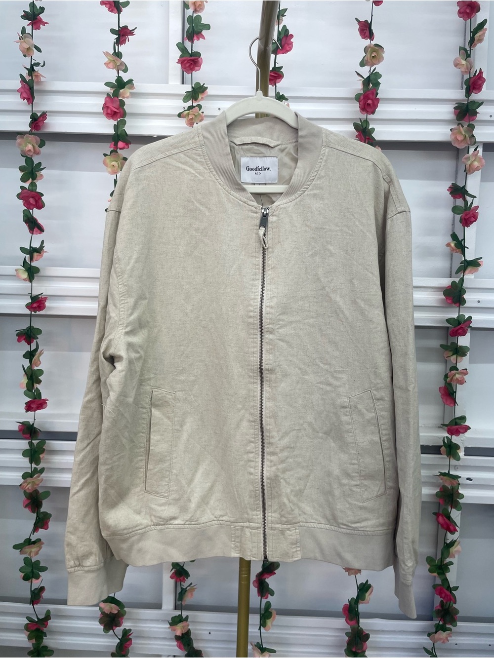 Goodfellow & Co Men’s Varsity Jacket - Tan